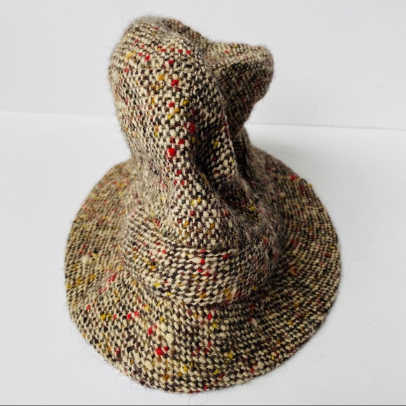 Vintage Wool Tweed Hat Made In Ireland - Picture 5 of 7